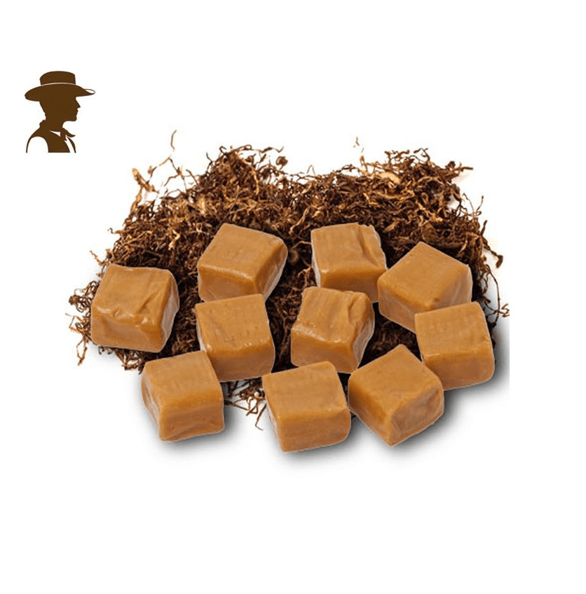 Bottle of Flavour World SA WL - RY4 e-liquid with caramel and tobacco flavor, featuring a colorful label design.